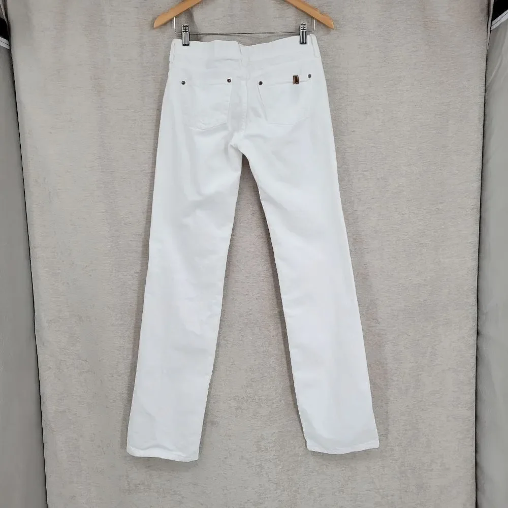 Notify Italian Men's White Straight Leg Jeans ( Tall 35